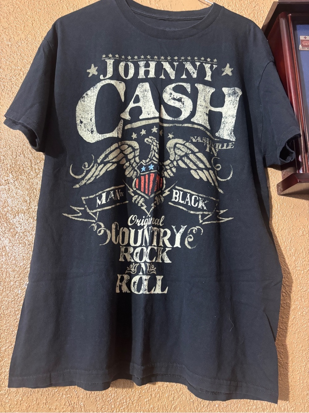 Johnny Cash Black Short Sleeve Graphic Tee - Country Rock